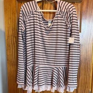 $128 NWT Free People Balletcore Top XL